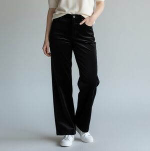 Guess Velvet Classic Black Pants